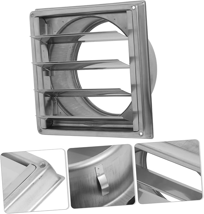 Gadpiparty Stainless Steel Ventilation Grille Louvers for Outdoor Use Movable Shutter Design for Efficient Airflow Homes Factories and Commercial Buildings