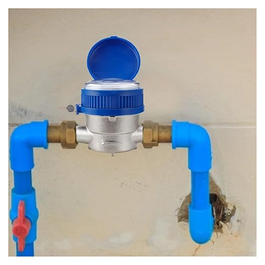 Male Thread Water Flow Sensor Smart Cold Water Meter Mechanical Rotary Wing Digital Pointer Measuring Tools TS-S300E