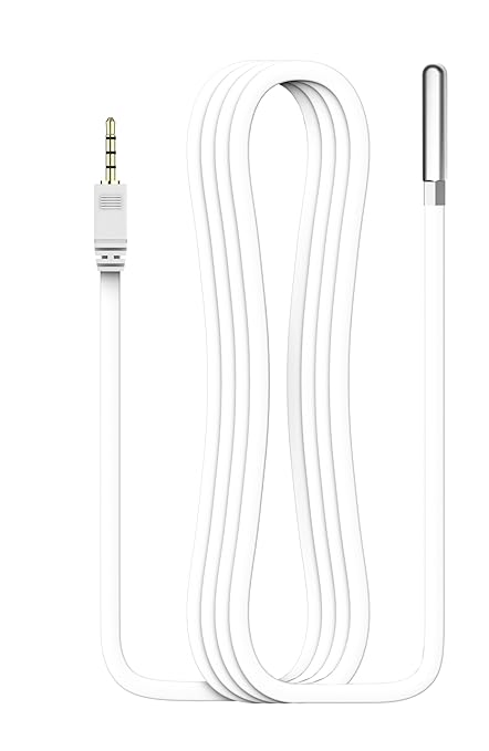 Elitech Temperature Probe for RCW-360Pro, -40°F to 176°F, 16.4ft Cable Auto-Detection Digital Sensor with Individual Calibration Certificate for Medical Pharma Cold Chain Validation, TD3X-TE-R-5M