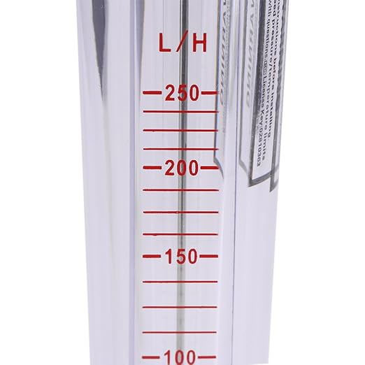 Rotameter, Flow Meter Water Flow Meter Plastic Tube Type 25-250L/H Instantaneous Water Flow Meter Flowmeter