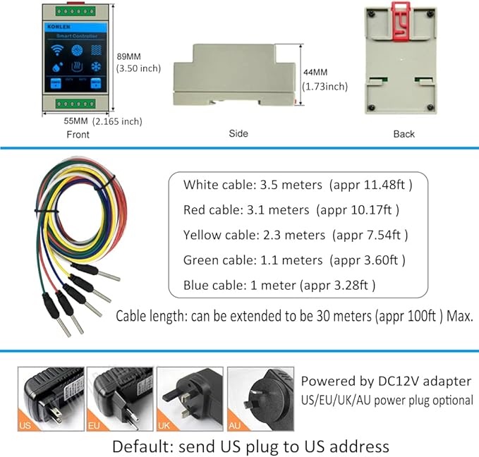Tuya Smart Home Water Level Sensor WiFi Controller Leakage Flood Alarm Swimming Pool Pump Tank Flow Detector
