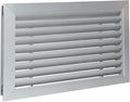 Door Louver Vent Two Sided, Door Vents for Interior Doors, Aluminum Door Air Vent Grille, Metal Louvered Door Vent, Through Door Vent for Bathroom Cabinet (16 * 10in)