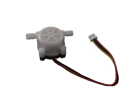 1/4" Water Flow Sensor Food-Grade Switch Hall Effect Flowmeter Fluid Meter Counter Connect Hosepipe 0.3-6L/min