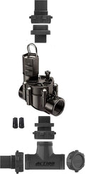 Rain Bird Premium Valve Manifold System 100DV No Flow Control - Heavy Duty Action Machining Parts - 3/4" & 1" Slip (1 Zone)