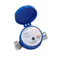 Flow Sensor Meter Digital Pipeline Water Flow Smart Water Meter Mechanical Rotary Pointer Counter Water Meter Flow Measuring Tools with Copper Fittings Gadget