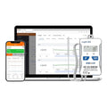 Elitech 4G Reusable Real-time Temperature Humidity Data Logger Light/Shock/GPS, Built-in SIM Card, Shadow Data,Airplane Mode,Cloud Data Storage,SMS/Email/APP/Web Alarm,100000 Points,Loget 260G-THE