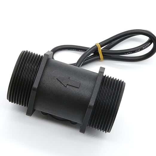 2" Water Flow Sensor Food-Grade Switch Hall Effect Flowmeter Fluid Meter Counter 10-200L/min