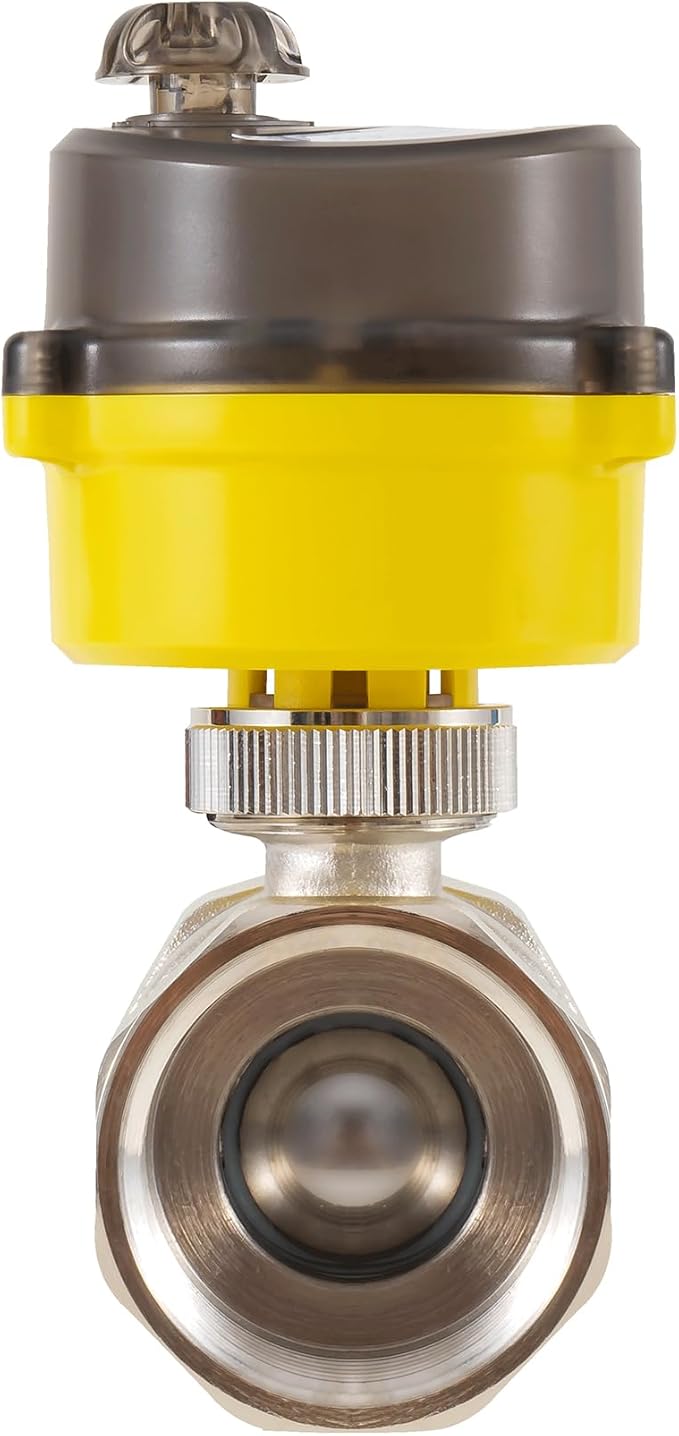 Smart electric ball valve, 1 1/4 inch full-bore ball valve, Tuya APPwifi water shut-off valve, actuator 24V AC110V-230V power adapter, automatic backflow setting. Timing water valve DN32MM
