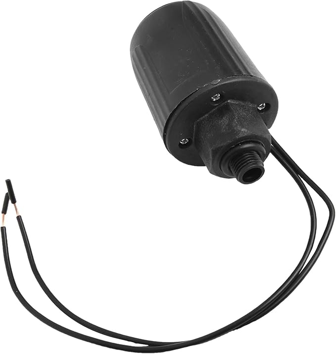 Self Priming Water Pump Controller Adjustable Pressure Switch for Steady Flow Precise Pressure Regulation Easy Installation Tought Plastic Metal 1/4 3/8 Thread Black for Home Industrial(1/4 1.5-2.2kg)