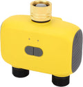 Hilitand WiFi Sprinkler Timer, 2 Zone Smart Hose Timer with App Control BT Connection, Weather Delay 1 7 Days, for Yard Lawn Garden Terrace