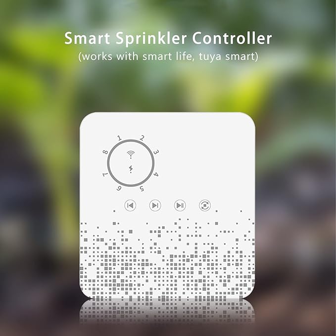8 Zones Smart Sprinkler Controller, Automatic Irrigation Controllers for Assistant for TUYA AC 24V 50/60HZ