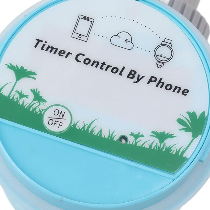 Omabeta Sprinkler Timer Smart Control Automatic Irrigation Timer for Garden Farm Park, IP68 Plastic Material