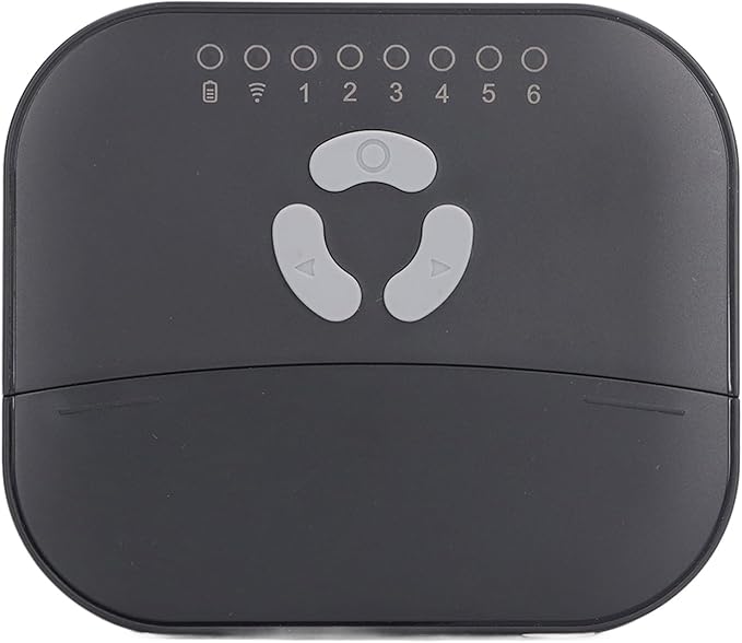 Qiilu Smart Irrigation Controller - Smart Sprinkler Controller 6 Valve APP Remote Control Weather Forecast 2.4G WiFi Irrigation 24V - Weather Aware