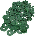 50 Sets Greenhouse Extenders Clips, Shading and Insulation Twist Clips for Fixing Greenhouse Bubble Wrap Sunshade Net Insulation Shading (50*Clips + 50*Washers)