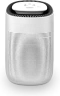 Tenergy Sorbi 1000ml Air Dehumidifier w/Purifying Function, True HEPA Filter, Auto Shutoff, Touch Control Adjustable Air Speed, Ultra-Quiet, Ideal for Closets & Bathrooms