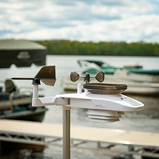 AcuRite Optimus Weather Station with Wi-Fi HD Display, Built-in Barometer, Lightning Detection, Indoor/Outdoor Temperature and Humidity, Wind Speed/Direction, and Rainfall Measurements (01216MCB)
