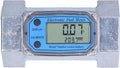 2in Meter Electronic Digital Fuel Liquid Water Gas Oil Flowmeter, 2.3V to 3.3V Smart Water Meter Pool Flow Meter, 2 Inch Flow Meter for Industrial Automation Fuel Water