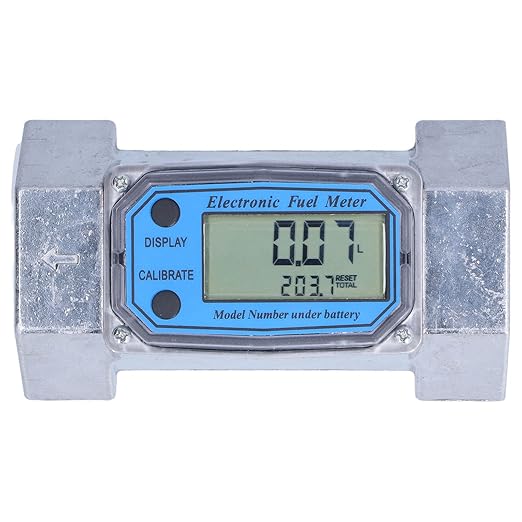 2in Meter, Electronic Digital Fuel Liquid Water Gas Oil Flowmeter 2.3V to 3.3V Smart Water Meter Pool Flow Meter Water Flow Meter 2 inch Flow Meter Fuel Industrial Automation Water Flow smart