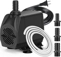 SongLong 800GPH(3000L/H) 10ft Power Cord Submersible Pump,Over Heating Protection Water Pump with 10ft Lift for Fountains, Ponds, Aquariums & Hydroponics.