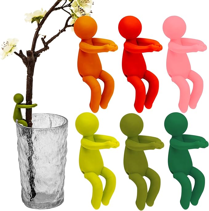 6 Pcs Plant Propagation Friends, Plant Propagation Buddy, Plant Cutting Holder for Shoots, Sprouts and Stems, Cute Plant Propagation Support Growth Tool for Indoor Garden