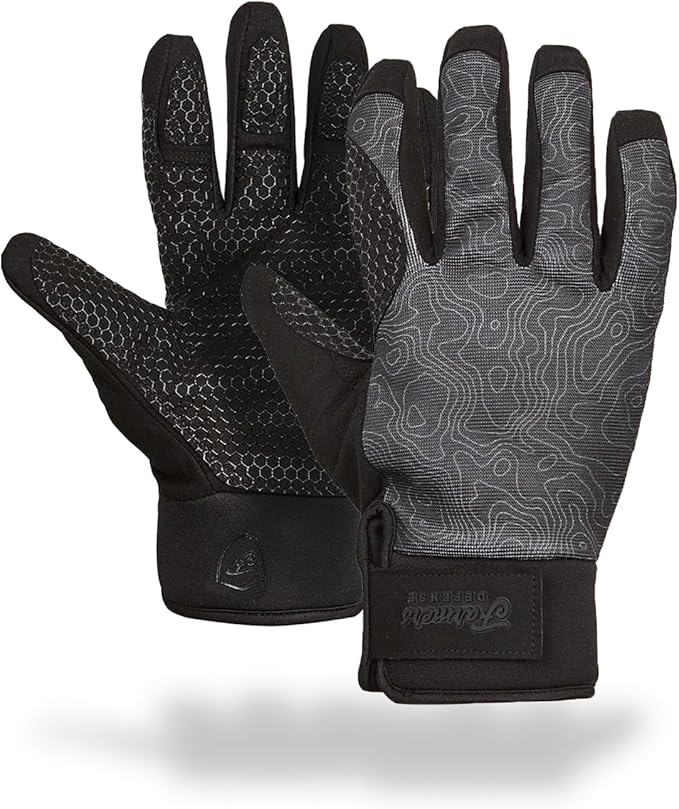 FARMER'S DEFENSE Waterproof Winter Work Gloves, Insulated, Touchscreen-Friendly, for Gardening, Snow Shoveling & Outdoor Work