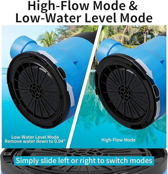 FOTING 1/2HP Sump Pump, 4900GPH High Flow Clean&Dirty Submersible Water Pump with Float Switch, Thermoplastic Electric Portable Utility Pump for Pool Draining Hot Tub Garden Basement