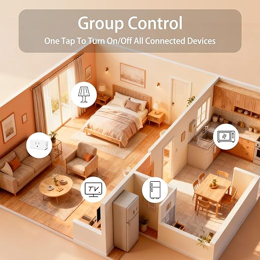 Smart Pro Series Energy Monitoring Plug 15A, Compatible with Alexa and Google Home, Smart Outlet Time Schedule with APP Remote Control, 2.4GHz Wi-Fi Only, ETL FCC Listed 2Pack