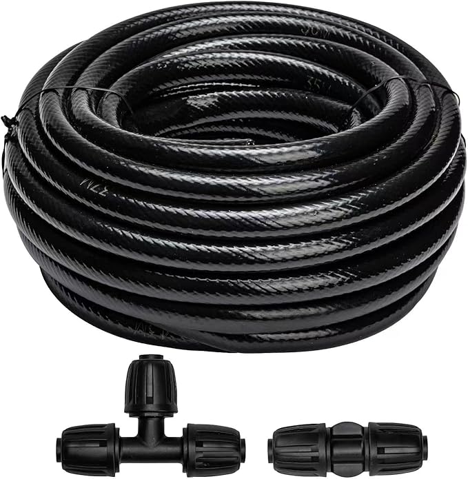 Maotong 40 FT 1/2 inch Drip Irrigation Tubing Main Line Hose Tube for Garden Irrigation System