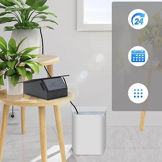 Solar Automatic Drip Irrigation Kit WiFi APP Control Timing 2000mAh Battery Labor Saving Self Watering System for Plants Flowers Balcony Garden