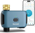 WiFi Water Timer with Brass Inlet, 1 Zone Smart Sprinkler Timer for Garden Hose Faucet, Hose Timers with WiFi Hub, Up to 20 Watering Plans, APP & Voice Control, Compatible with Alexa
