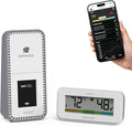 Temp Tracker Interior Wi-Fi Alert System with the Bridge Gateway and an Interior Temperature and Humidity Display with Comfort Meter