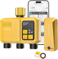 WiFi Water Timer 3 Zone for Garden Hose, Smart Sprinkler Timer with 984ft RF Range, Brass Inlet, APP/Voice Control, Rain Delay, Automatic/Manual Irrigation