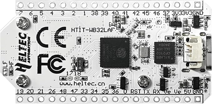 Heltec Meshtastic WiFi LoRa 32 V3 Development Board Device SX1262 and ESP32-S3FN8 Chip with 0.96-inch OLED Display and Plastic Shell Mesh Network Paxcounter Support WiFi BLE (915 MHz with Case)