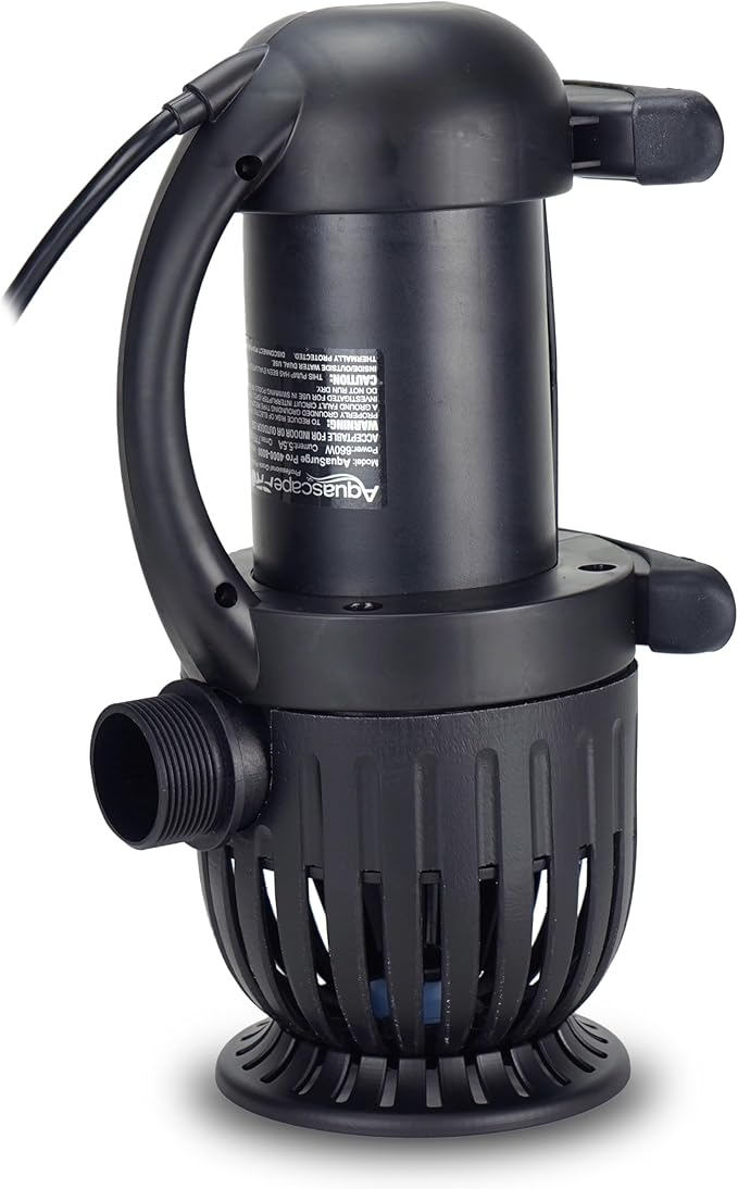Aquascape AquaSurge PRO 2000-4000 GPH Asynchronous Pump for Ponds, Pondless Waterfalls, and Skimmer Filters, Smart Control Ready | 45009, Black