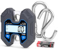 Fuzion Mini Crane Scale - Hanging Scale 440lb/200kg/1960N, Deer Scale Hanging with Large LCD Display, Hold & Tare Functions, No Assembly Needed
