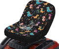 Dinosuar Universal Riding Lawn Mower Seat Cover, Heavy-Duty Waterproof Seat Cover Fits Tractor Seat Backrests Without Armrests