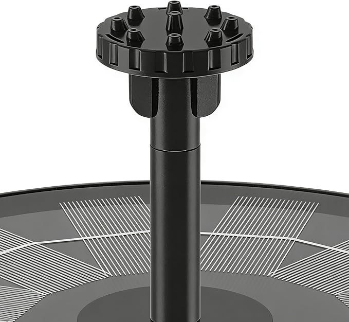 Genérico Solar Bird Fountain | Hummingbird Water Pump | Solar Water Fountain | for Pond, Garden, Lawn, Patio, Terrace, Balcony, Driveway, Outdoor Decoration