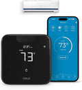 Breez Max Smart AC Controller | AHR Product of the Year WiFi Thermostat for Mini-Split, Window, Portable AC/Heat Pump | AI-Based Tech | Free App, No Subscription | Alexa, Google, IFTTT etc. (Black)