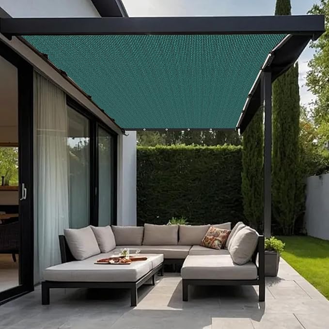 80% Garden Shade Cloth -20×30FT Durable Mesh Tarp with Grommets,Sunblock Net for Patio for Plants Greenhouse Outdoor Pergola Sun Shade Neting for Chicken Coop Cover