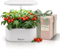 Nouri Hydroponics Growing System, 5 pod Smart Indoor Herb Garden Kit with LED Grow Lights, Hydroponic Herb Garden Indoor for Plant Lovers, Gardeners, Kitchen, Tomato Seeds Included
