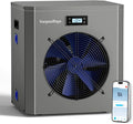 16000BTU Swimming Pool Heat Pump, 5000 Gallon Electric Pool Heater Above and Inground Pool,WiFi App Control, Heating or Cooling Pool Heater 120V/60Hz