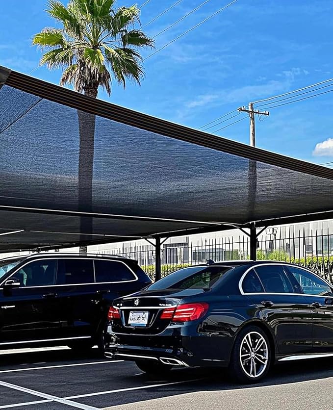 60% Shade Cloth,20x30ft Tear Resistant Sun Shade Net with Reinforced Grommet,Durable Garden Shade Tarp Cover for Greenhouse,Plant Cover, Chicken Coop,Patio and Pergola,Black