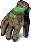 Ironclad EXO Motor Impact Glove; Work Gloves, TPR Impact Protection, (1 Pair), EXO2-PIG-06-XXL Brown