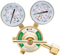 CDL LX75 Heavy Duty Oxygen Regulator CGA540,Forged Brass,Large Tank Gauge Cutting Torch Regulator,0-4000PSI Inlet,0-200PSI Outlet