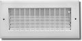 HVAC Premium 14'' X 12'' Adjustable AIR Supply Diffuser - HVAC Vent Cover Sidewall or Ceiling - Grille Register - High Airflow - White [Outer Dimensions: 15.75'' w X 13.75'' h]