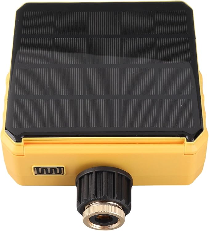 ZJchao WiFi Sprinkler Timer Rain Delay APP Control Solar Water Timer 2 Zone for Villa Garden Roof