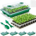 5 Pack Seed Starter Tray Seed Starter Kit (200 Cells Total Tray) with Adjustable Humidity Dome, Plant Germination Trays, Seed Starting Trays Mini Greenhouse Germination Kit for Seeds Growing Starting