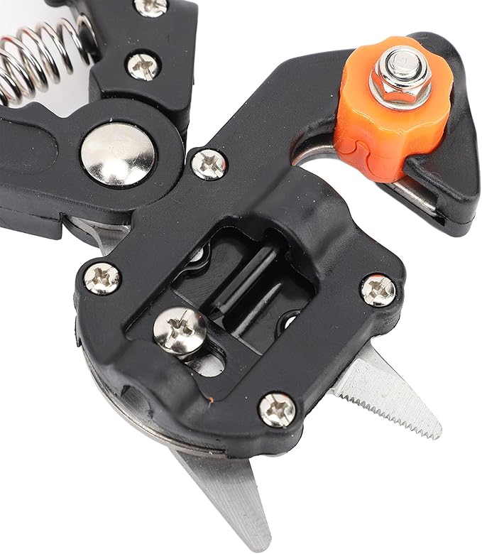 Professional Grafting Tool Pruner Kit with Replacement Blades Heavy Duty ABS Garden Grafting Shears for Fruit Trees Plants Vine Cutting 367g Weight