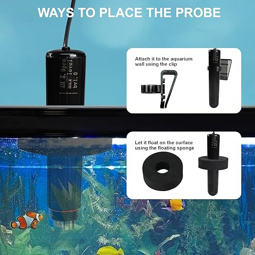 Smart Water Quality Monitor, 7-in-1 pH | Temperature | TDS | EC | Salinity | S.G & ORP WiFi Water Quality Tester Probe, EC pH Monitor for Hydroponics, Aquarium, 24/7 Real-Time Monitoring