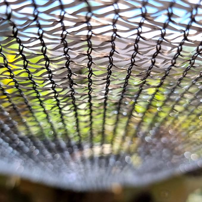 VICLLAX 30% Customized Black Garden Shade Fabric Sun Shade Cloth - UV Resistant Sunblock Netting for Plants, Flowers & Vegetables | Lightweight Cover for Greenhouse & Outdoor Garden, 15x23 FT,